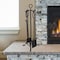 Hastings Home Hastings Home Fireplace Tool Set and Stand, Black 390163STJ - alternate 1